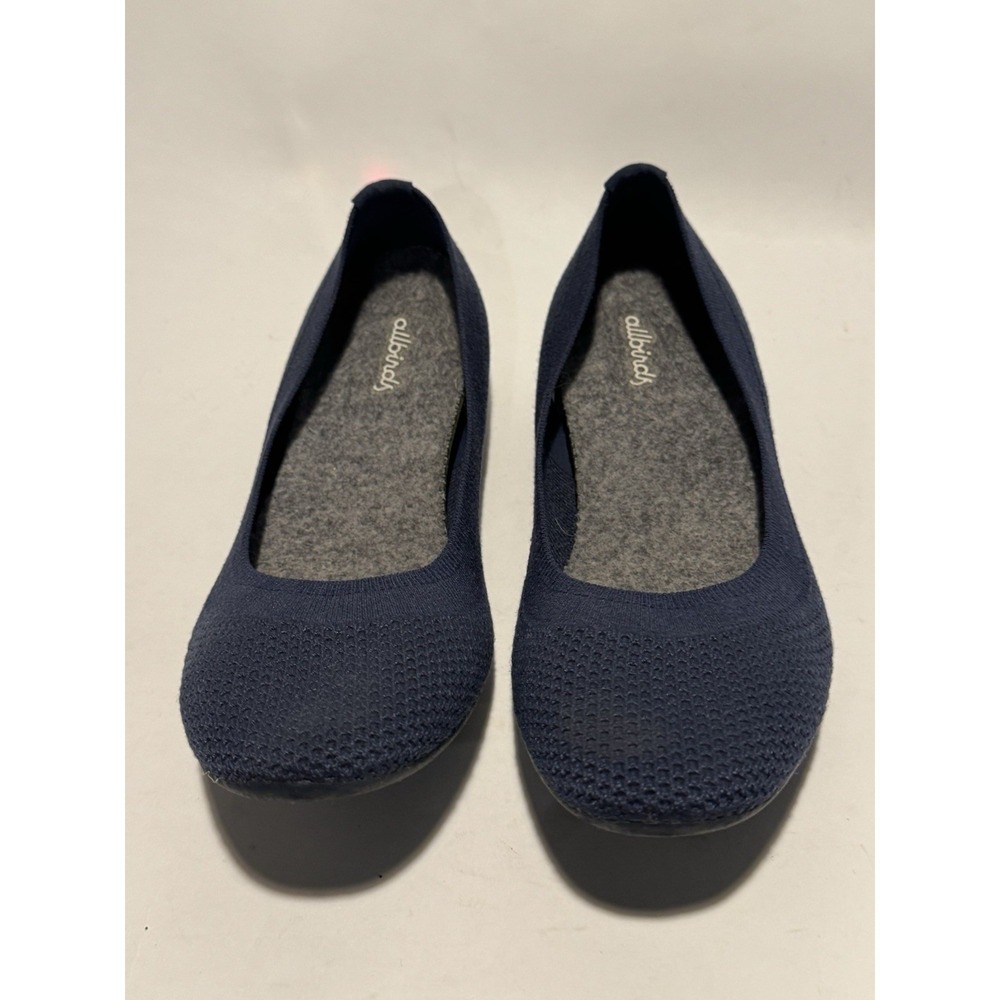 Allbirds Shoes Womens Blue Knit Tree Breezer Ballet Flats Slip On Comfort 9.5 - Picture 3 of 7